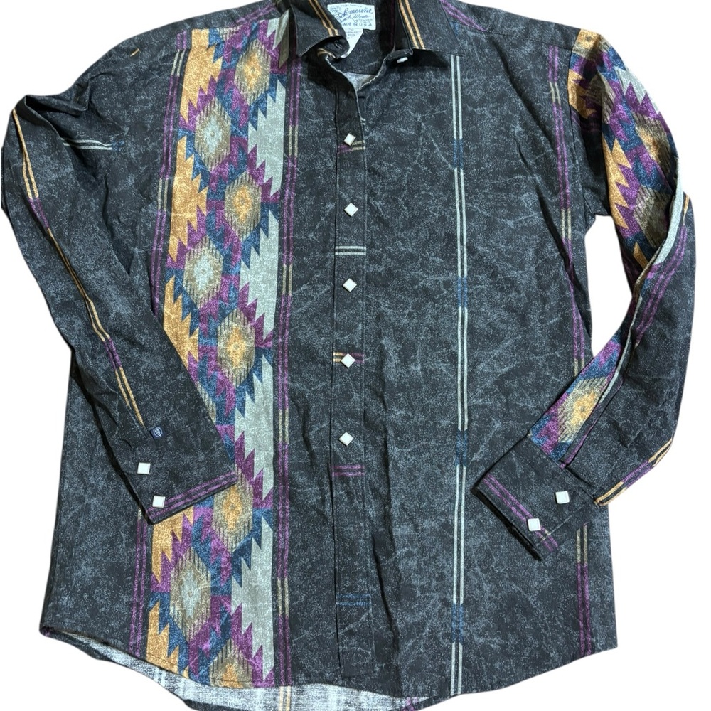 Rockmount Ranchwear Pearl Snap Western Shirt Made in USA | 100% Cotton | Medium